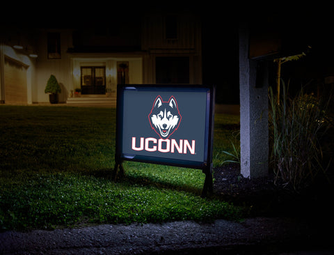 UConn Huskies Color Block Yard Sign