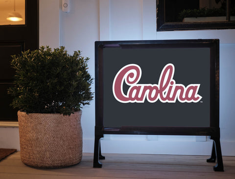 South Carolina Yard Sign Black