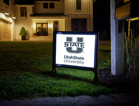 USU Logo Wordmark Yard Sign