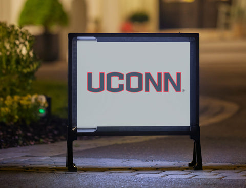 UConn Color Block Yard Sign