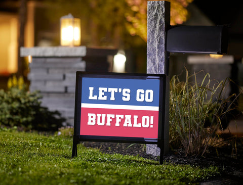 Buffalo Professional Football Fandom Yard Sign