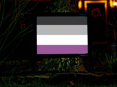 Asexual Pride Flag Yard Sign