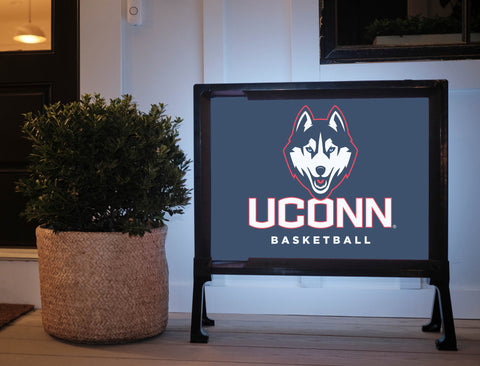 UConn Huskies Basketball Yard sign