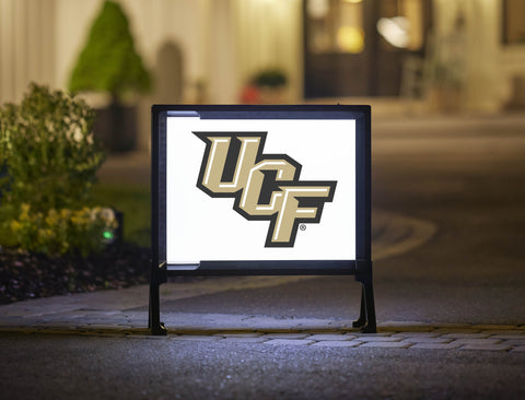 UCF Athletics Mark White Lumilawn Sign