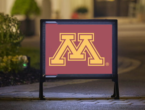 Minnesota M Maroon Yard Sign