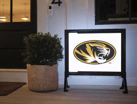 Missouri Tiger Athletics Mark White Yard Sign