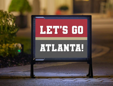 Atlanta Professional Soccer Fandom Yard Sign