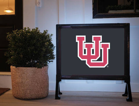 University of Utah Black Yard Sign