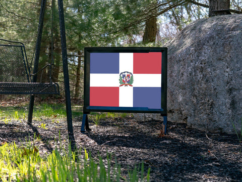 Flag Dominican Republic Yard Sign