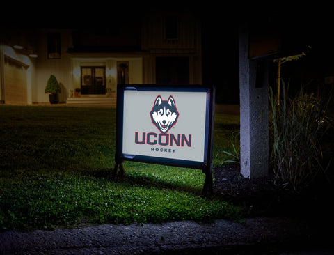 UConn Huskies Hockey Yard Sign