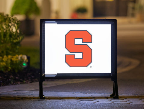 Syracuse University S White Yard Sign