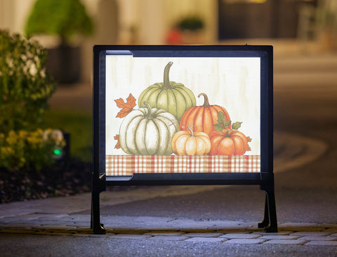 Fall Pumpkins Yard Sign