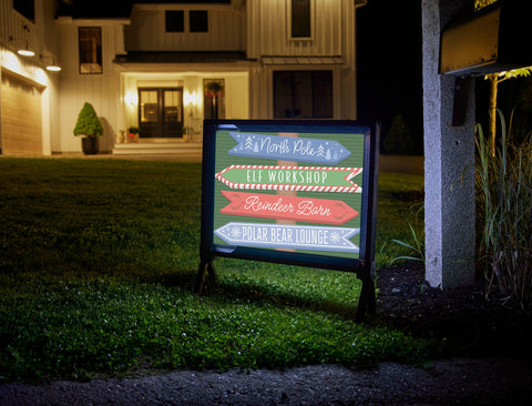 Santa's Village Yard Sign