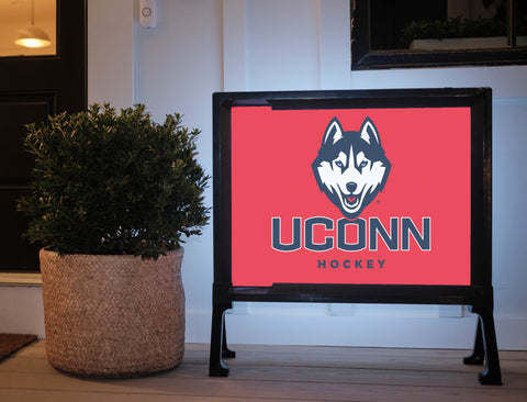 UConn Huskies Hockey Yard Sign