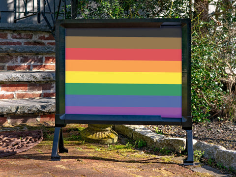 Philly Pride Flag Yard Sign