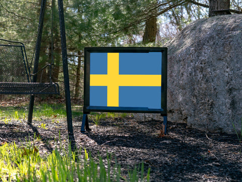 Flag Sweden Lumilawn Sign