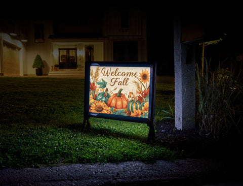 Welcome Fall Harvest Yard Sign