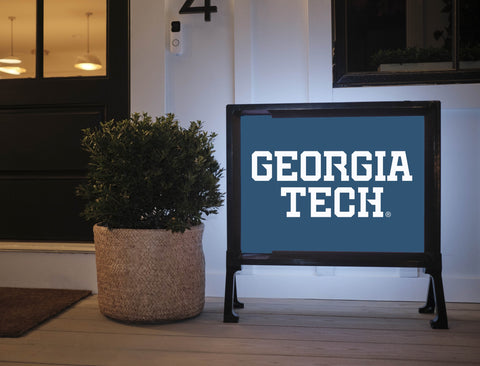 Georgia Tech Wordmark Navy Yard Sign