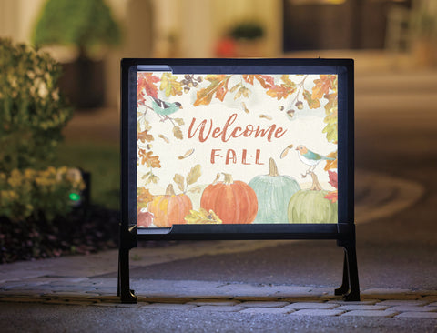 Welcome Fall Yard Sign
