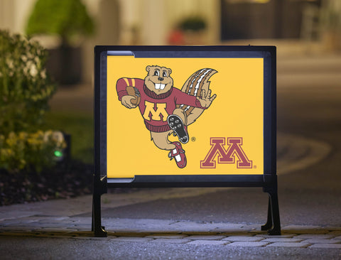 Minnesota Goldy Football Yard Sign