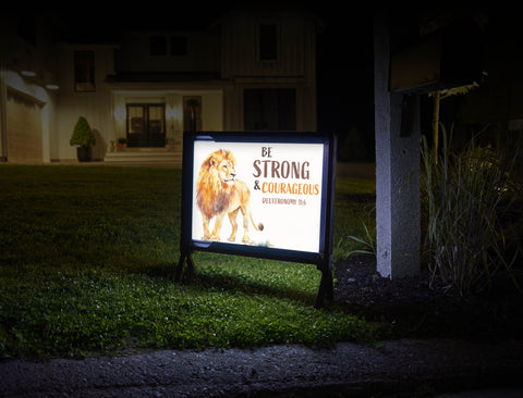 Be Strong Yard Sign