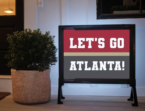 Atlanta Professional Soccer Fandom Yard Sign