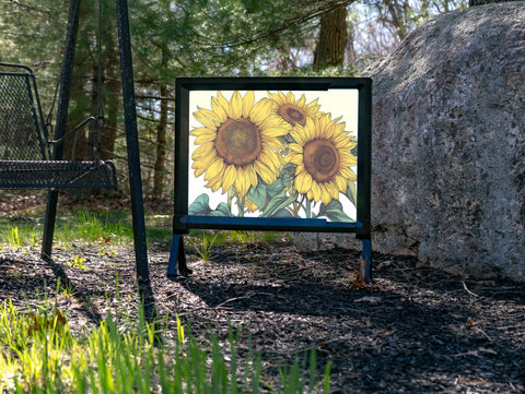 Sunny Sunflowers Decoration Lumilawn Sign