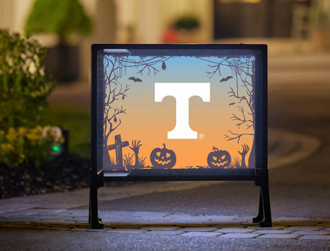 Halloween Sunset Frame Tennessee T Lumilawn Sign