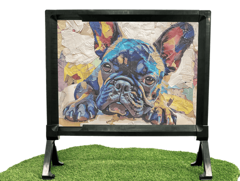 French Bulldog Paper Illustration Yard Decor Yard Sign