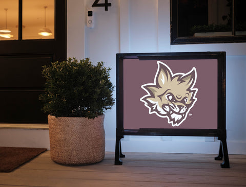 Texas State Mascot Maroon Yard Sign