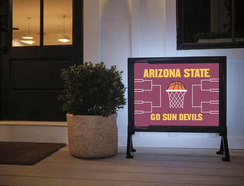 Arizona State Basketball Lumilawn Sign