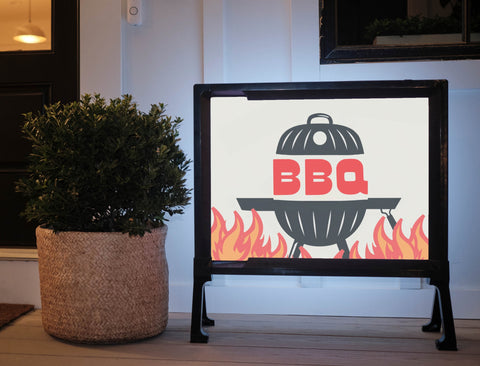 BBQ Grill Master Summer Yard Sign