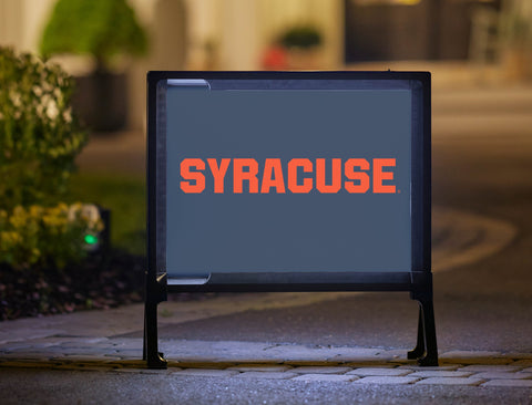 Syracuse University Blue Yard Sign