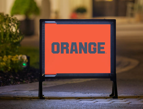 Syracuse University Orange Yard Sign