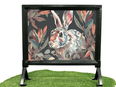 Leafy Green Bunny Rabbit Yard Sign