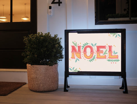 Noel Yard Sign