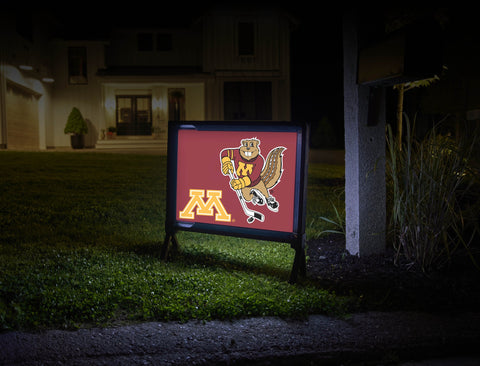 Minnesota Goldy Hockey Yard Sign