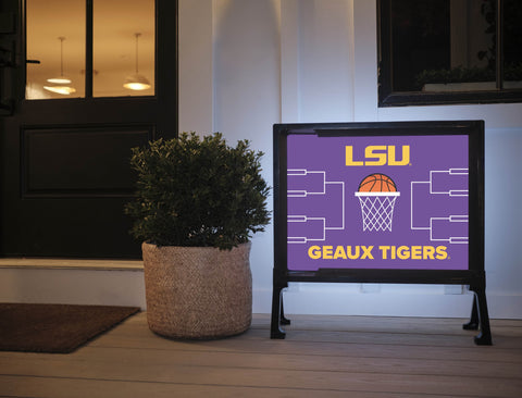 LSU Basketball Lumilawn Sign