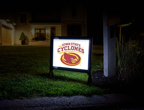 Iowa State Cyclones White Yard Sign