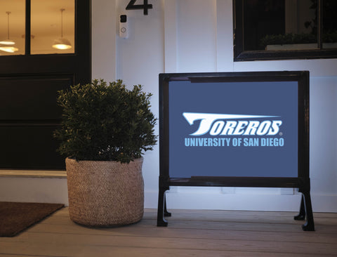 USD Toreros Athletics Mark Blue Yard Sign