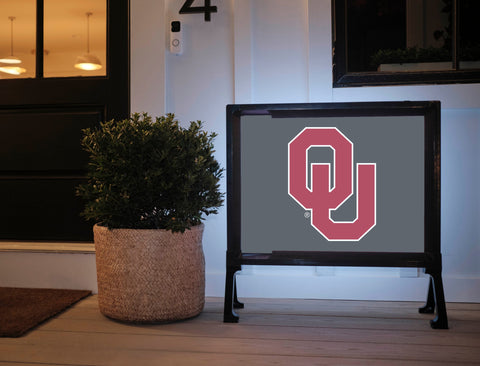 Oklahoma Athletics Mark Gray Yard Sign