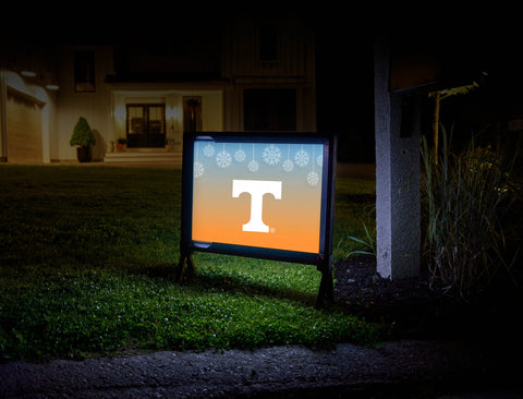 Snowflake Tennessee T Holiday Lumilawn Sign