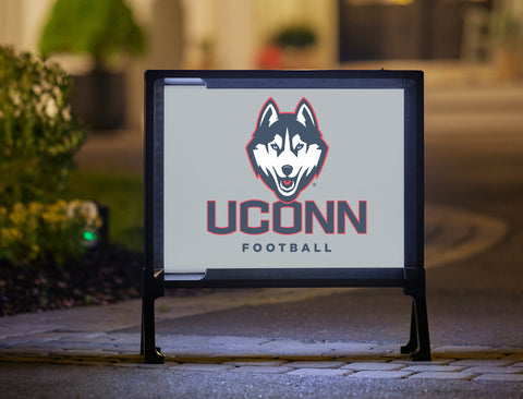 UConn Huskies Football Yard Sign