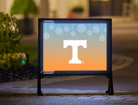 Snowflake Tennessee T Holiday Yard Sign