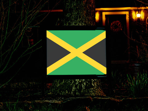 Flag Jamaica Yard Sign