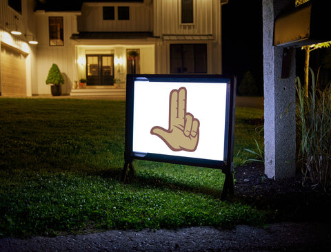 Texas State Hand Yard Sign