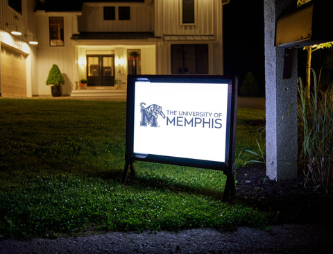 Memphis UM Tiger Blue Yard Sign