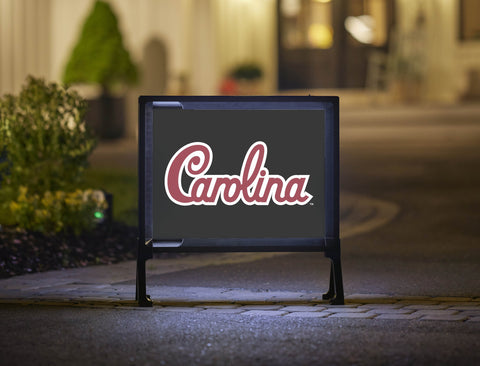 South Carolina Yard Sign Black