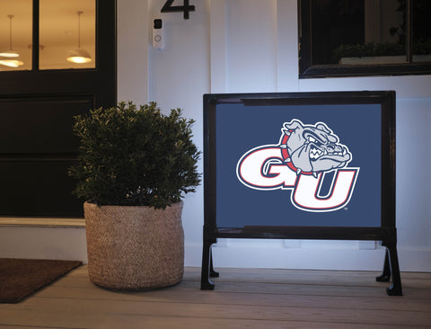 Gonzaga GU Bulldog Blue Lumilawn Sign