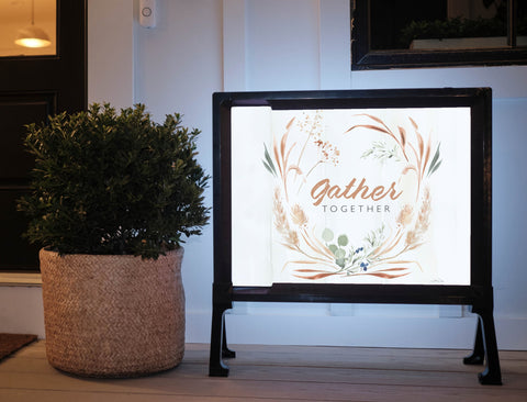 Gather Together Fall Inspired Yard Sign